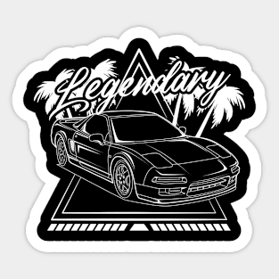 Legendary jdm white print nsx Sticker